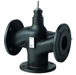 VXF43.65-63 Регулирующий клапан , фланцевый 3-х ходовой клапан DN65, kvs 63 Siemens