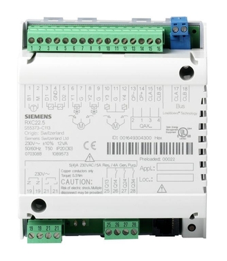 RXC22.5/00022 Комнатный контроллер RXC22.5/00022 c  LonWorks